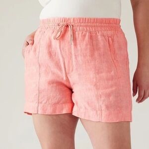 Athleta Retreat Linen Shorts
